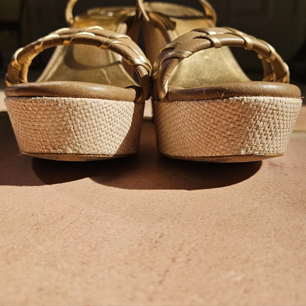 Kate Spade Raffia Platform Sandals
